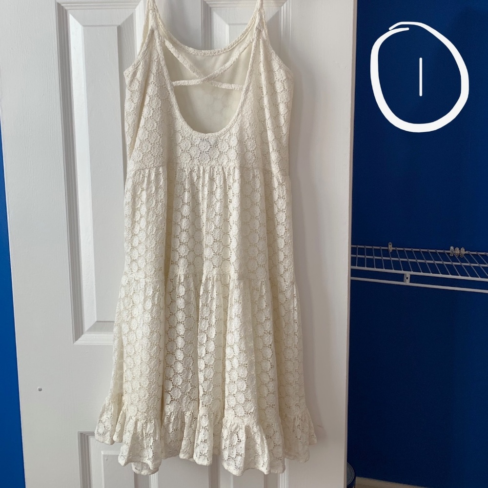 Delia's White Lace Dress